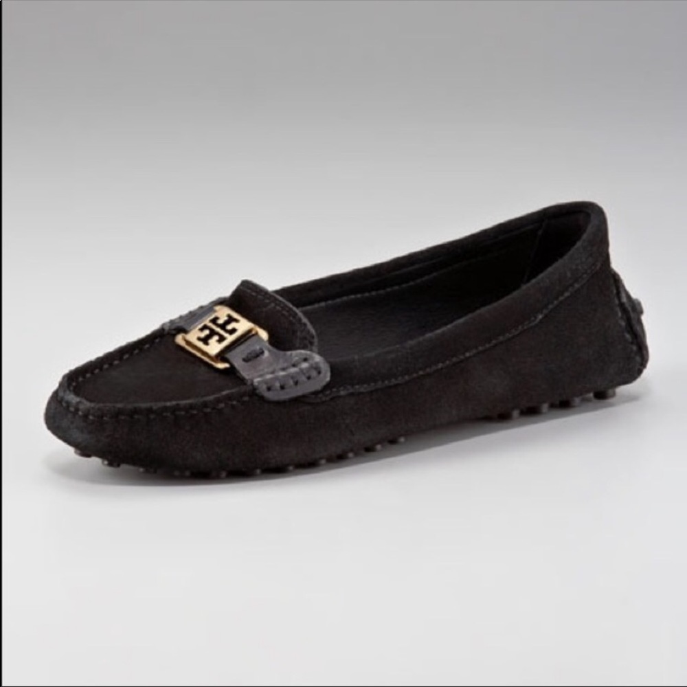 Tory Burch Kendrick Suede Driver Loafers